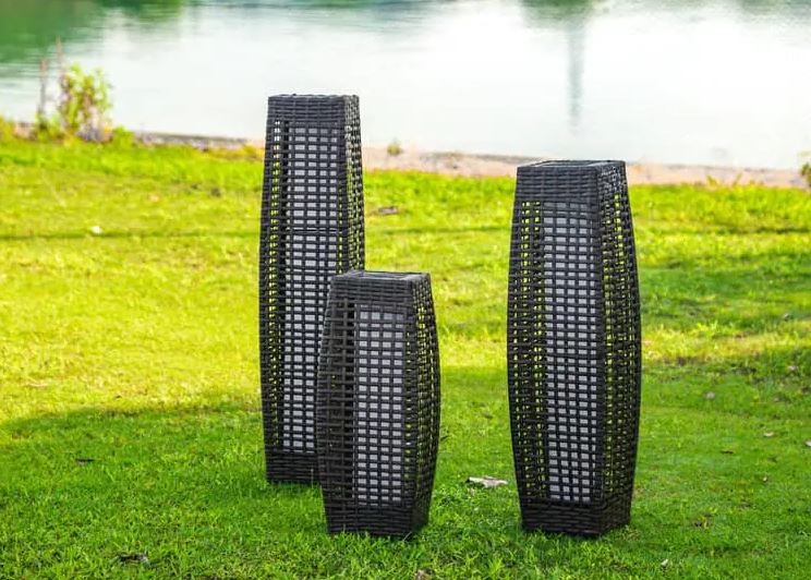 Quais são as características da luz solar de rattan